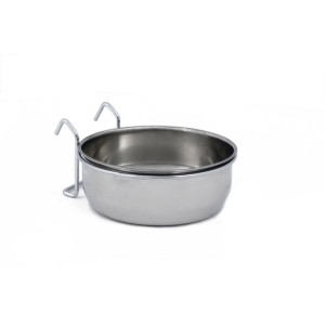 BZ hondenvoerbak Coopcup metaal met Houder 15cm 900ml