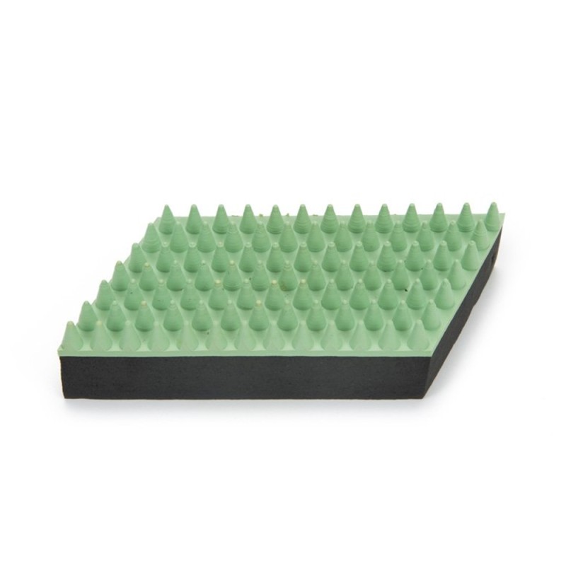 Beeztees Honden massageborstel rubber mint 13cm