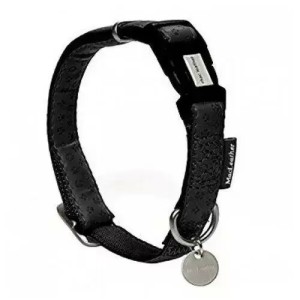 Beeztees hondenhalsband Mac Leather zwart 35-50 cm x 20 mm