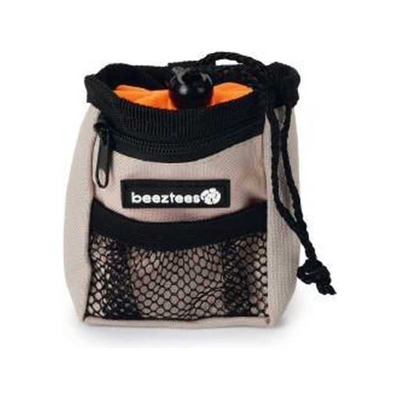 Beeztees Poepzak+beloningstasje Ordena grijs 8x4x10cm