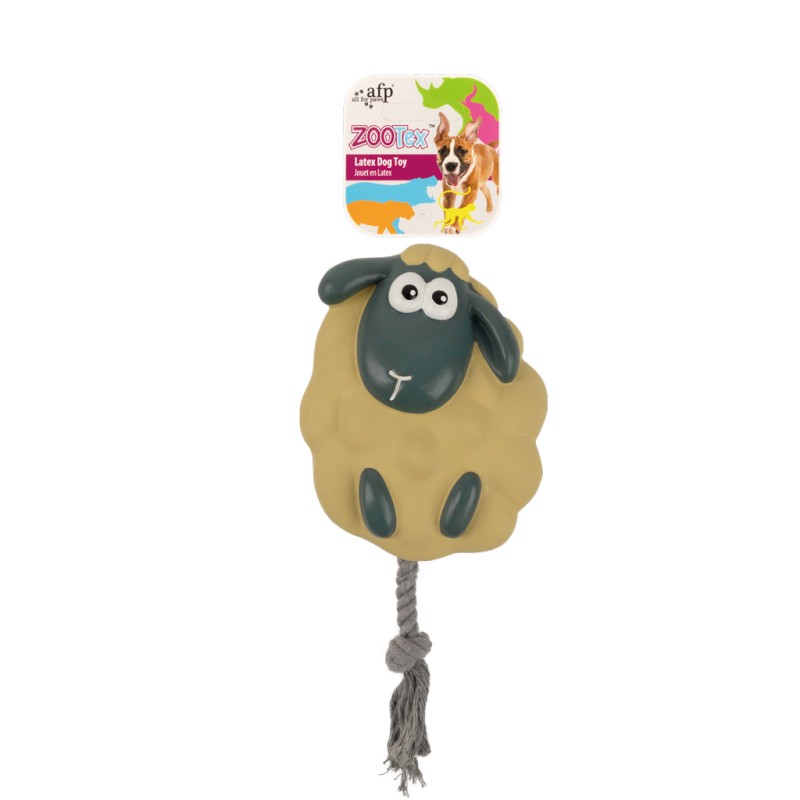 AFP Hondenspeeltje schaap aan touw