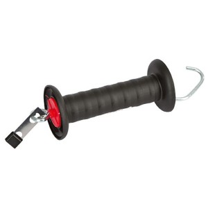 Poortgreep met Litzclip koordverbinder 6mm RVS
