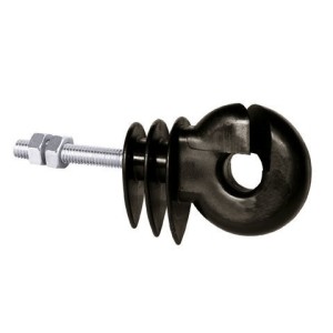 Oogisolator metrisch voor metalen paal M6x35mm 25 stuks