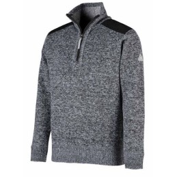 Storvik Fijn gebreide Pullover Liam gevoerd grijs