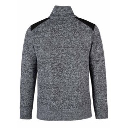 Storvik Fijn gebreide Pullover Liam gevoerd grijs