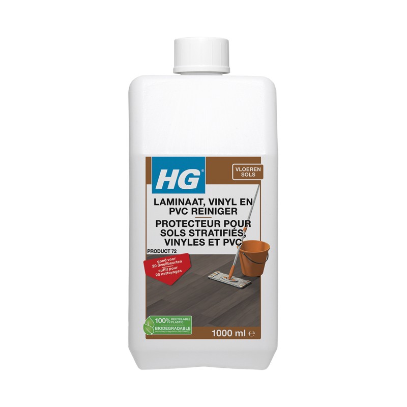 HG laminaat, vinyl en pvc reiniger 1 L