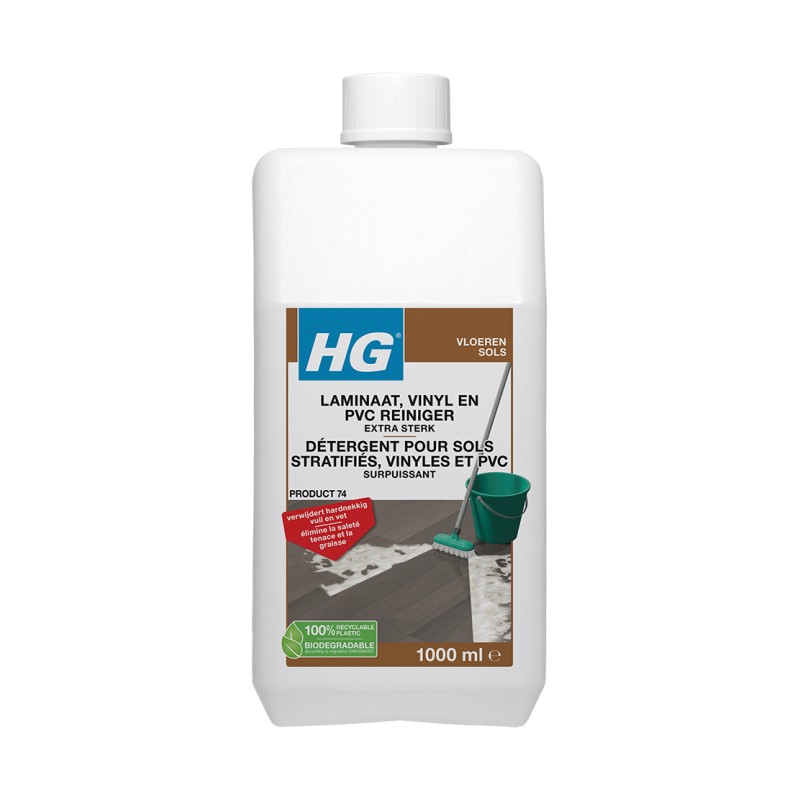 HG laminaat, vinyl en pvc krachtreiniger 1 L