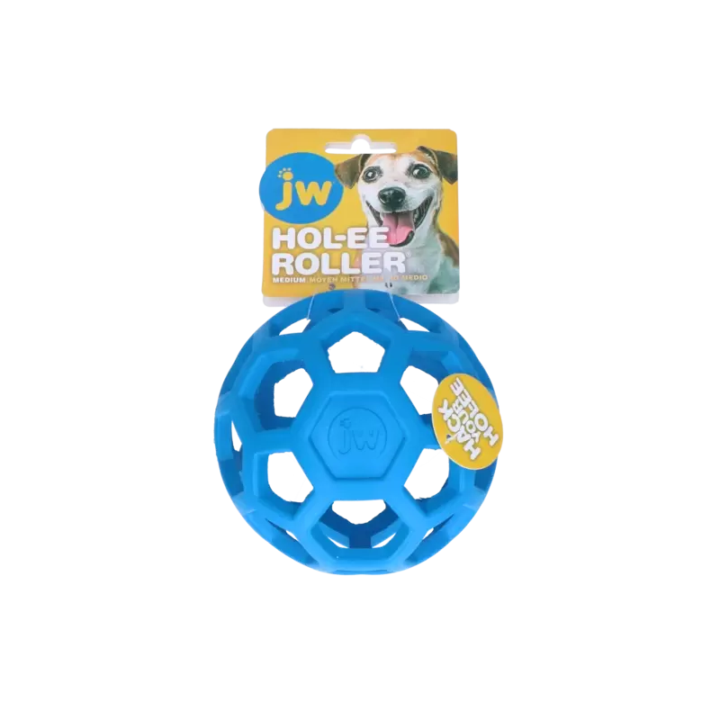 Hondentraktatie Hol-ee Roller Medium 11,5 cm blauw