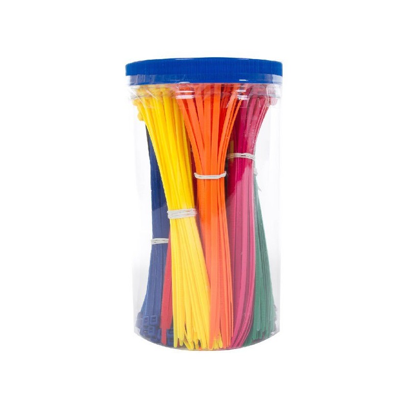 Kabelbinder assorti 9 kleuren x 50 stuks