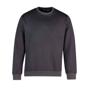 Sweater met ronde hals antraciet