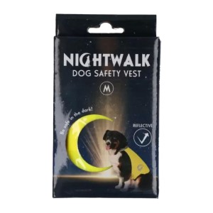 Honden veiligheidsvest Medium geel