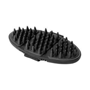 Flex massageborstel zwart grijs