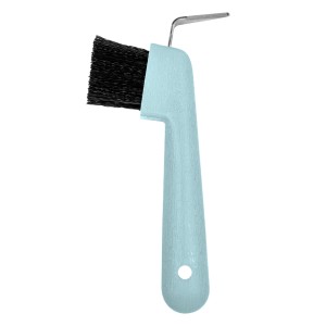 Hoevenkrabber met borstel turquoise
