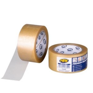 Premium verpakkingstape transparant 50mm x 66m