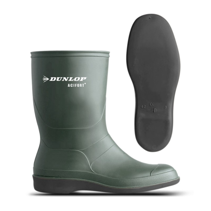 Biosecure Laars met gladde zool Kleur Groen Schoen maat 40 Categorie (Werk)- Laarzen