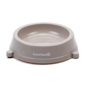 Anti-slip voerbak voor katten beige 0,2L