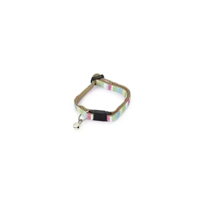 Kittenhalsband Joy nylon groen 23x0,8x0,2 cm