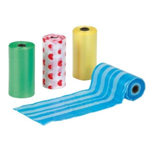 Hondenpoepzakjes gekleurd 4 x 20 stuks
