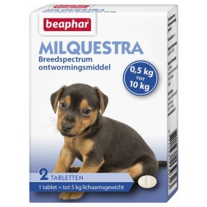 Milquestra pup 2 tabletten Rund