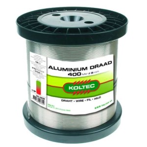 Aluminium schrikdraad ca 400m