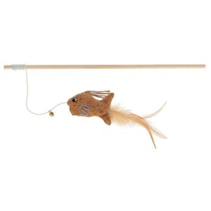 Kattenspeelhengel Korki 40 cm in kurklook Kerbl