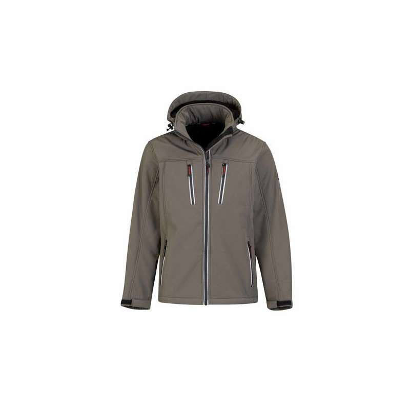 Softshell winterjas Clive olijfgroen Storvik