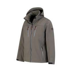 Softshell winterjas Clive olijfgroen Storvik