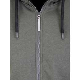 Bjørnson Sweatvest Kenny met teddy voering Olijfgroen