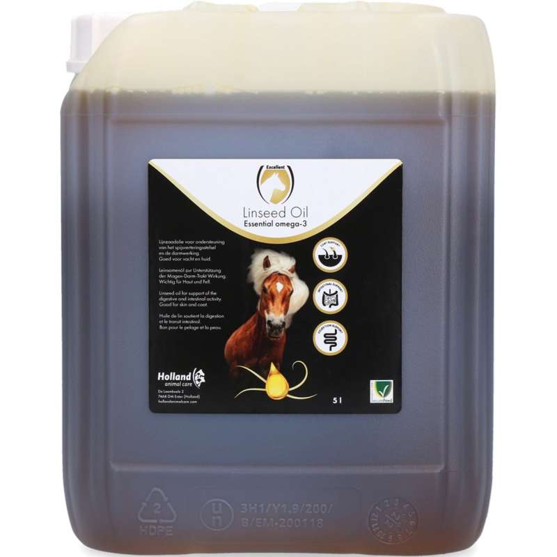 Excellent Horse Lijnzaadolie 5 liter