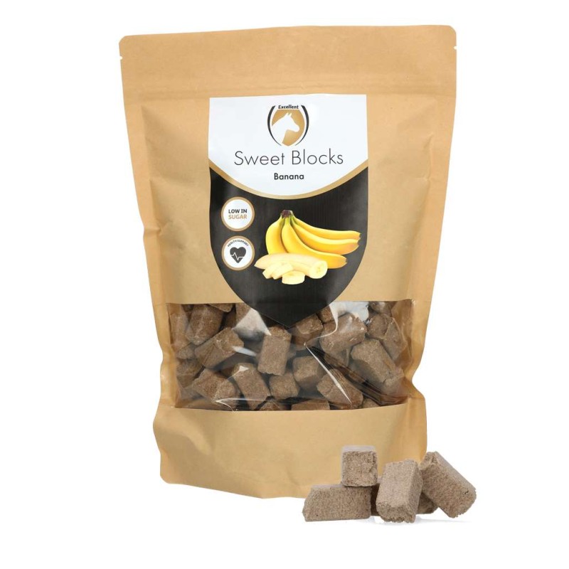 Excellent Horse Sweet Blocks Banana 1 kg