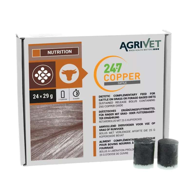 Smartrace Copper Cattle Bolus 24st