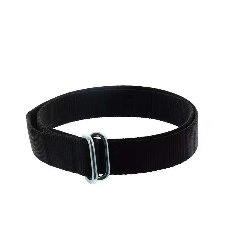 Koehalsriem knelgesp 40mm zwart 130cm