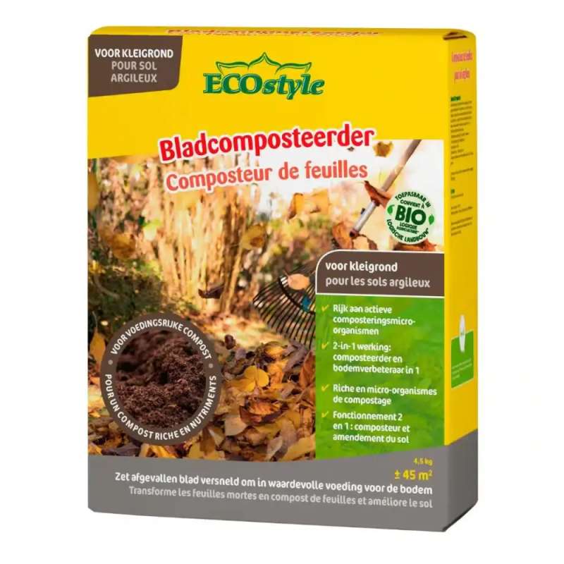 Bladcomposteerder voor kleigrond 4.5 kg