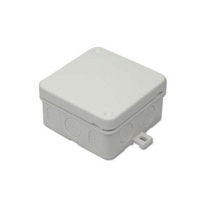 HAF mini lasdoos IP65 75x75 wit