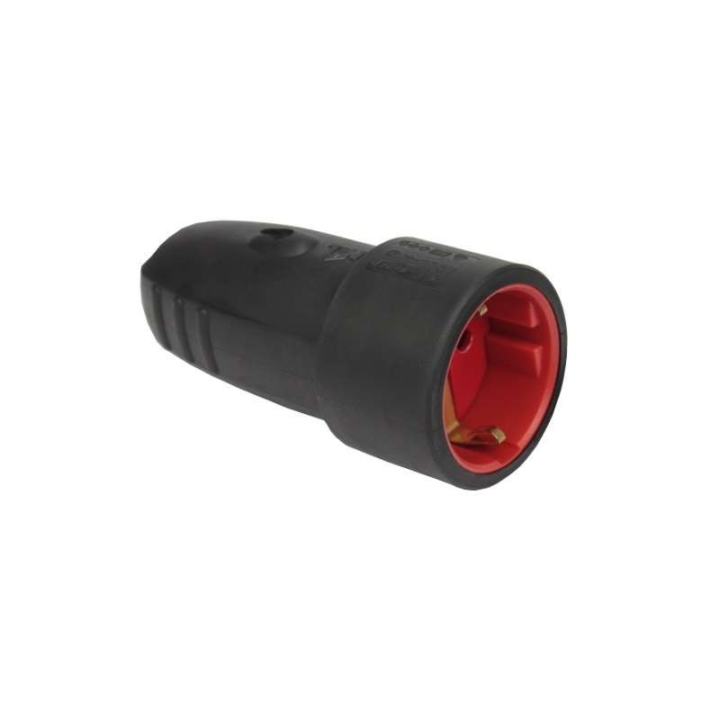Rubber contrastekker RA Basic zwart