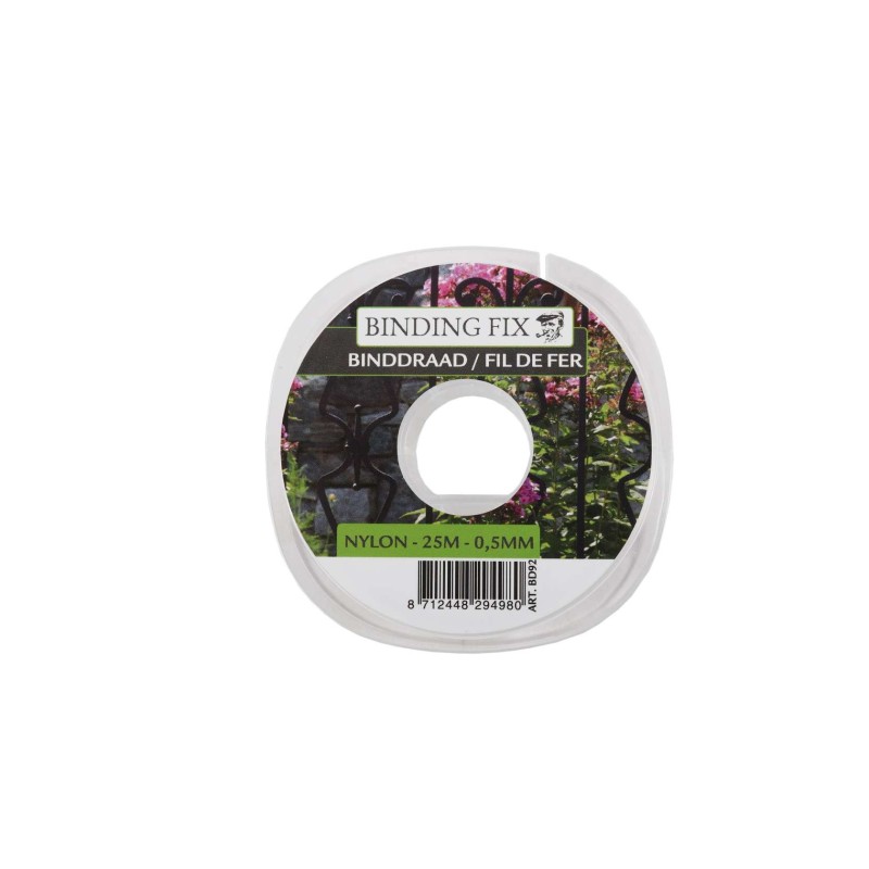 Binddraad nylon 0,3 mm x 25 mtr