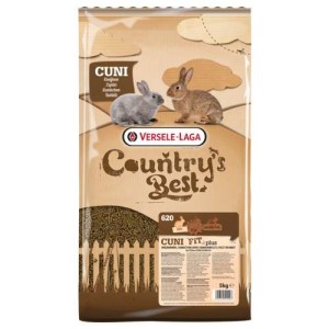 Country`s Best Cuni Fit Pure Plus Konijnenkorrel 5kg