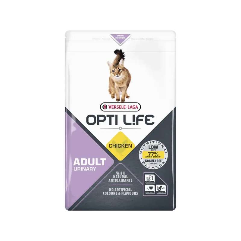 Kattenbrokken Opti Life Cat Urinary kip 1 kg