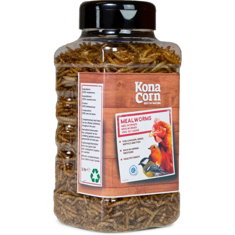 KonaCorn Meelwormen 1 liter