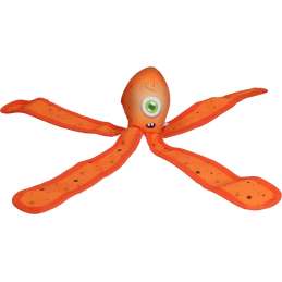 Hondenspeeltje Dog Comets alien octopus L oranje