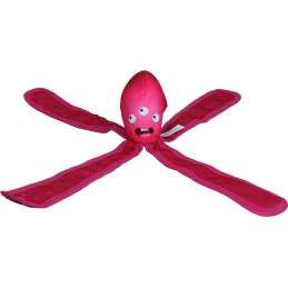 Hondenspeeltje Dog Comets alien octopus L roze