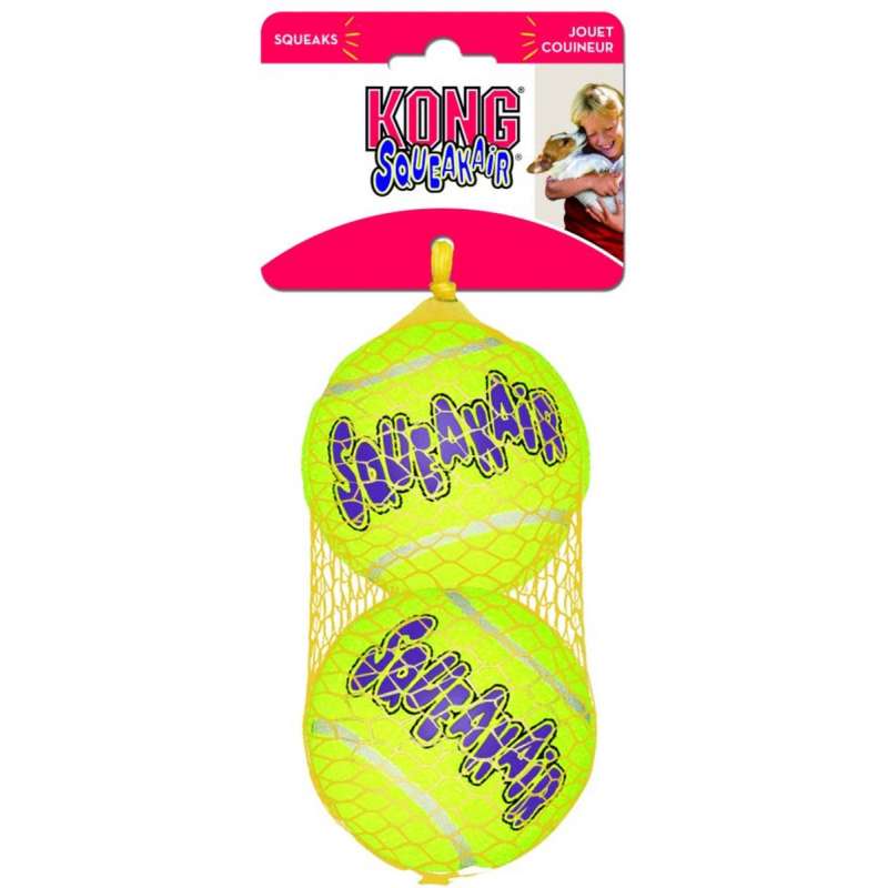 Hondenspeeltje Air Squeaker Tennisbal L 2 stuks