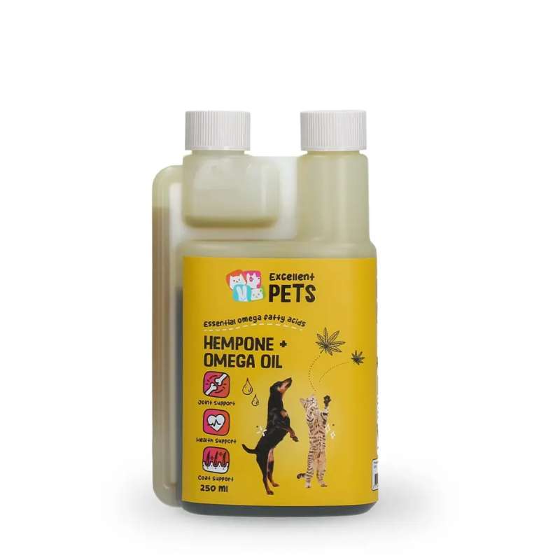 HempOne + Omega Oil Hond en Kat 250 ml