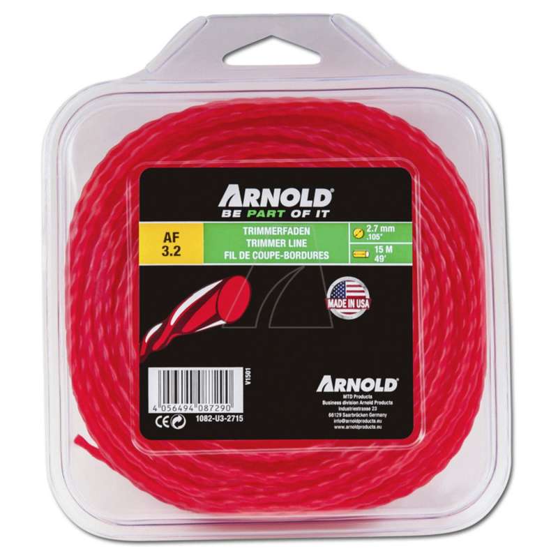 Trimmerdraad AF 3.2 gedraaid 2,7mm x 15m