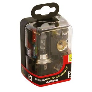 Reservelampenset H7 7-delig