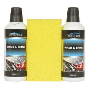 Protecton Wash en Shine set 2x500ml met spons