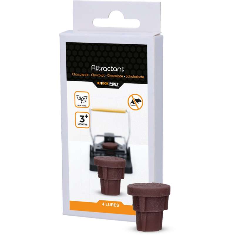 Knock Pest Attractant chocolade voor het monitoren van muizen of ratten