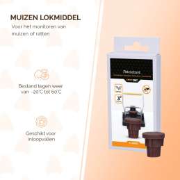 Knock Pest Attractant chocolade voor het monitoren van muizen of ratten