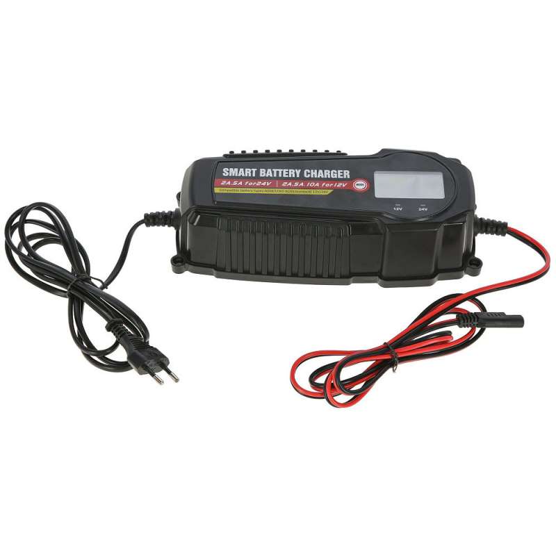 Acculader voor 12V natte accu's en AMG accu's