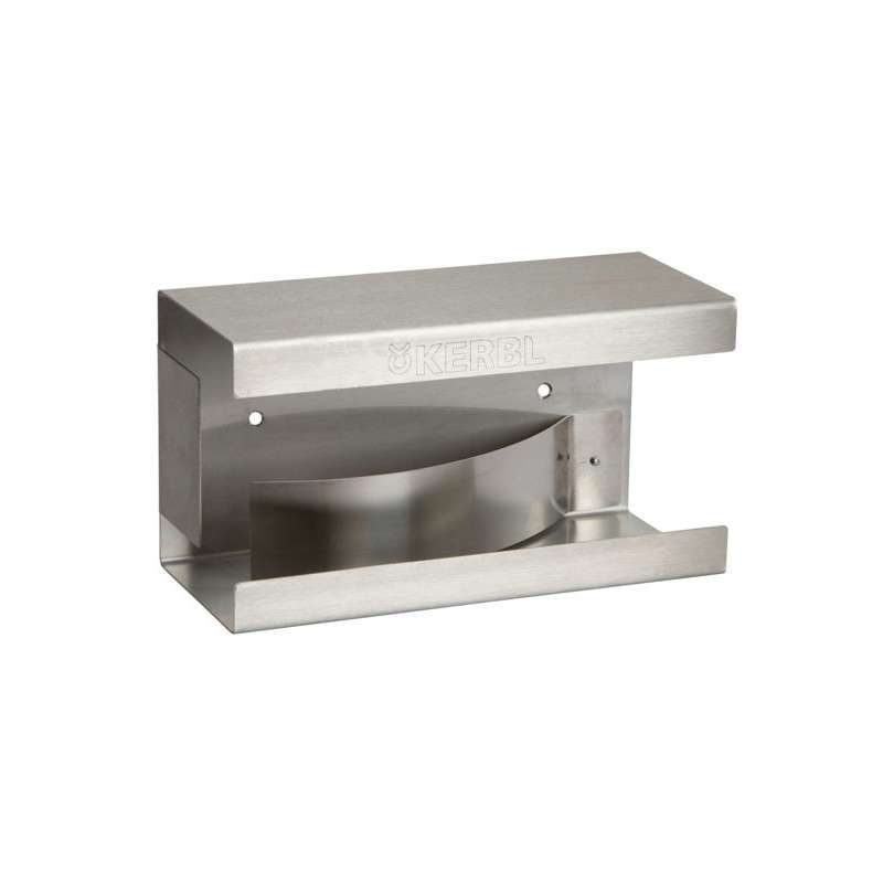 Wandhouder RVS voor doos handschoenen